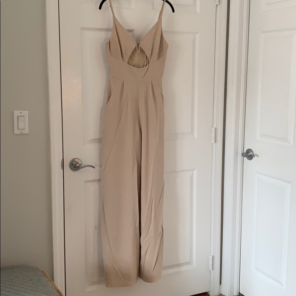 Wide leg jumpsuit